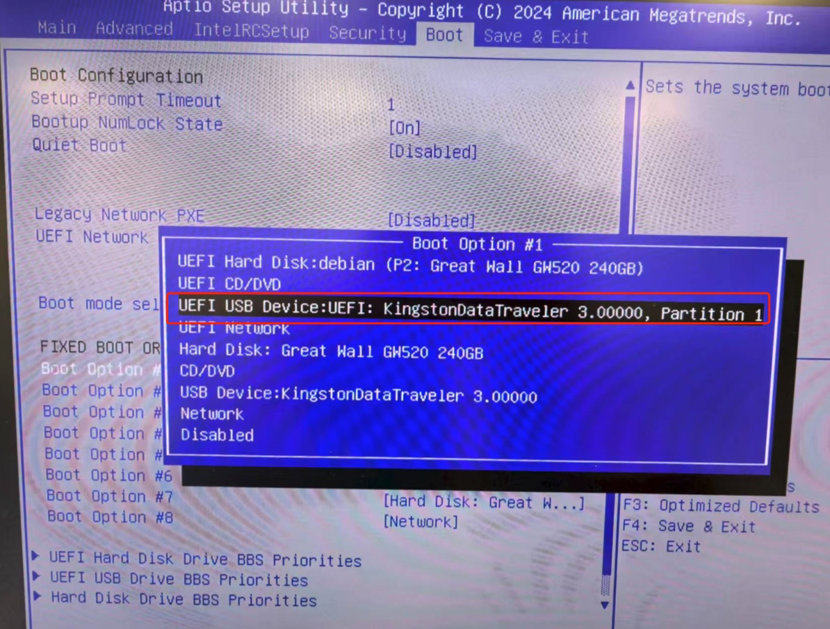 USB Boot Priority