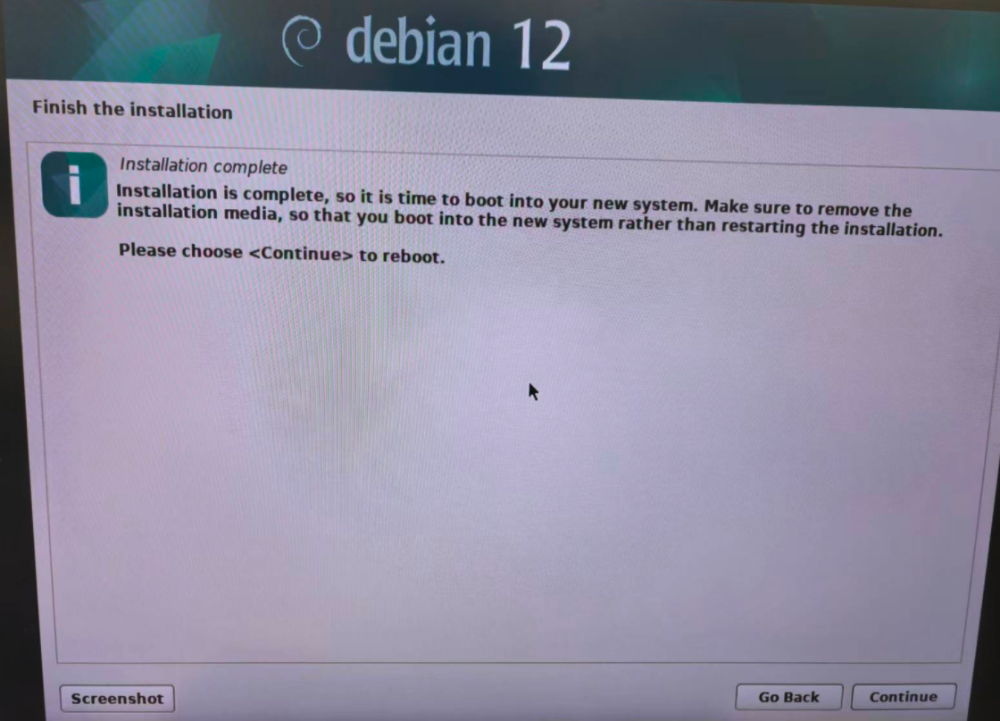 Installation Complete