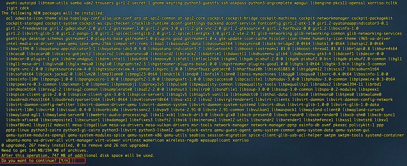 Confirm Installation