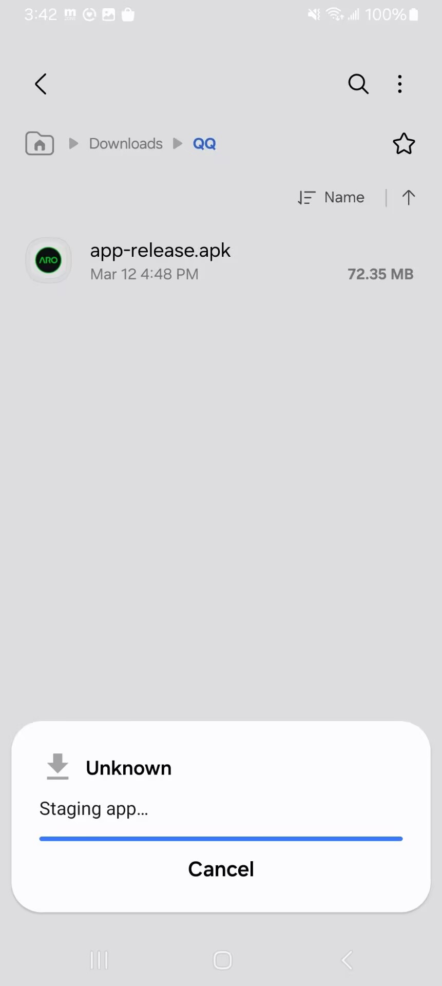 Step 1.2 - Install APK